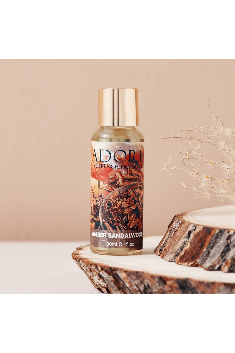 Adore Amber Sandalwood Fragrance Oil - 30 ml - Image 1